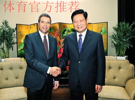 中国足协主席蔡振华在京会见德国驻华大使柯慕贤